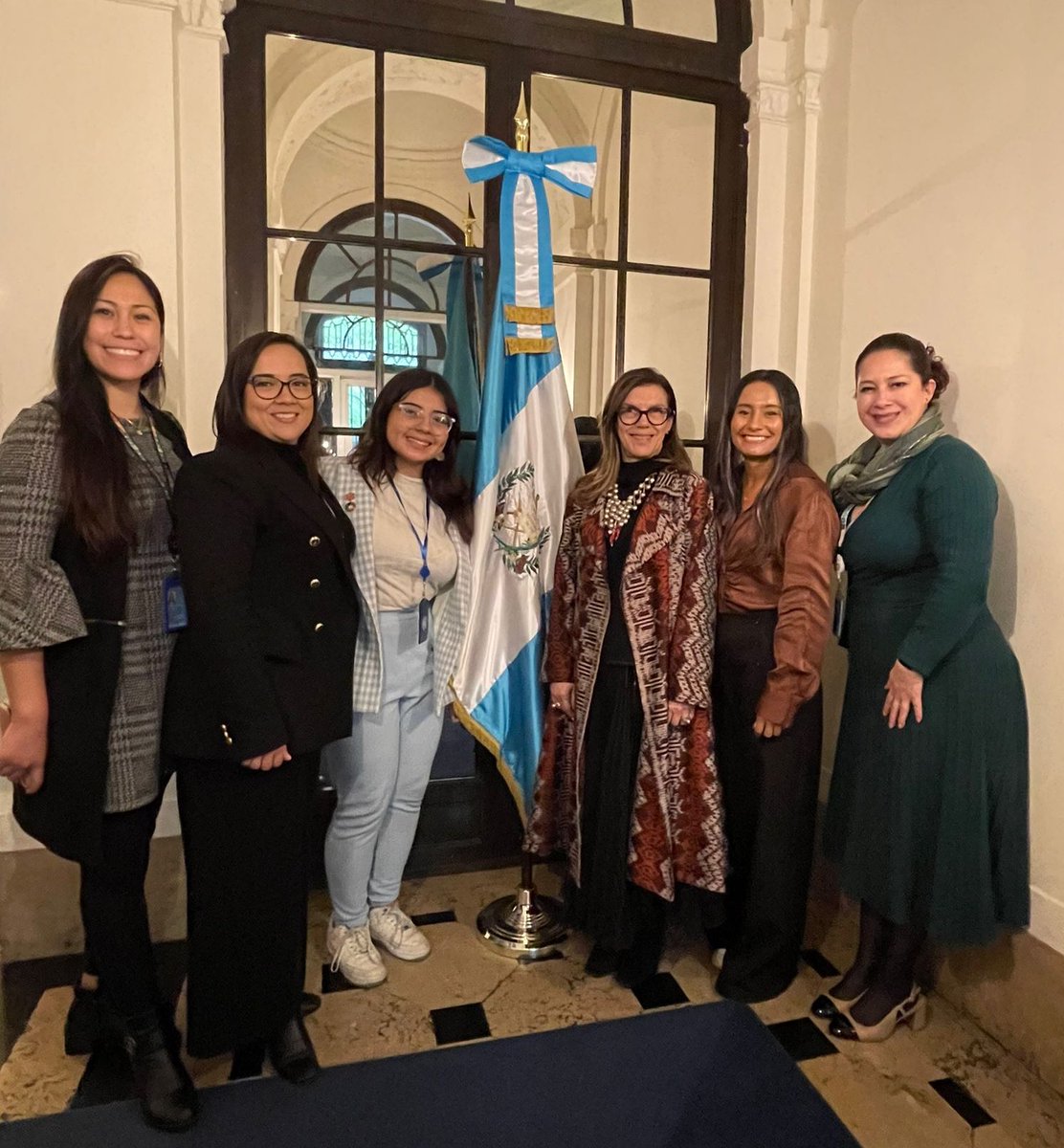 Thanks to @ferlmonzon @lamajitofm___ for visiting the Permanent Mission of Guatemala during their participation in the @UNECOSOC #Youth2030 Forum. #YouthLead towards #OurCommonFuture