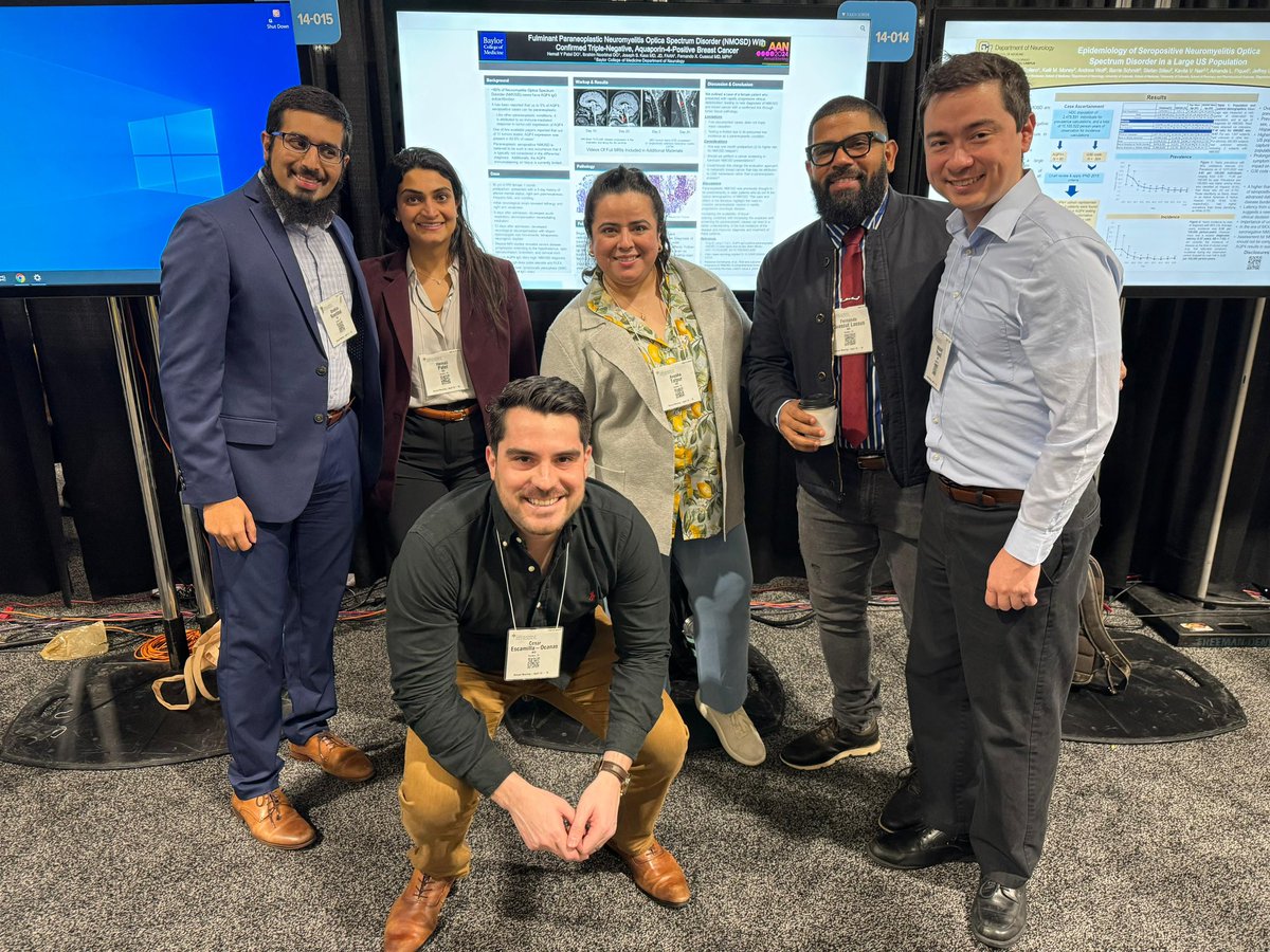 Wrapping up an amazing experience at #AANAM #AAN2024. So grateful to spend this time with my <a href="/bcmneurology/">BCM Neurology</a> <a href="/bcmhouston/">BCMHouston</a> colleagues.