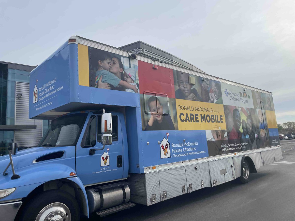 Thank you to representatives from the Ronald McDonald House for coming out today and providing immunization and physicals for students in need. Thank you to our nurses office for arranging this!