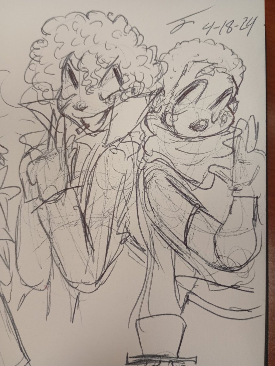 emolly212's tweet photo. Them as humans #babtim #inkymystery #bendyfanart #boristhewolf #felixthecat #cuphead #mugman #bendythedancingdemon #art https://t.co/pYJvYvSTCC