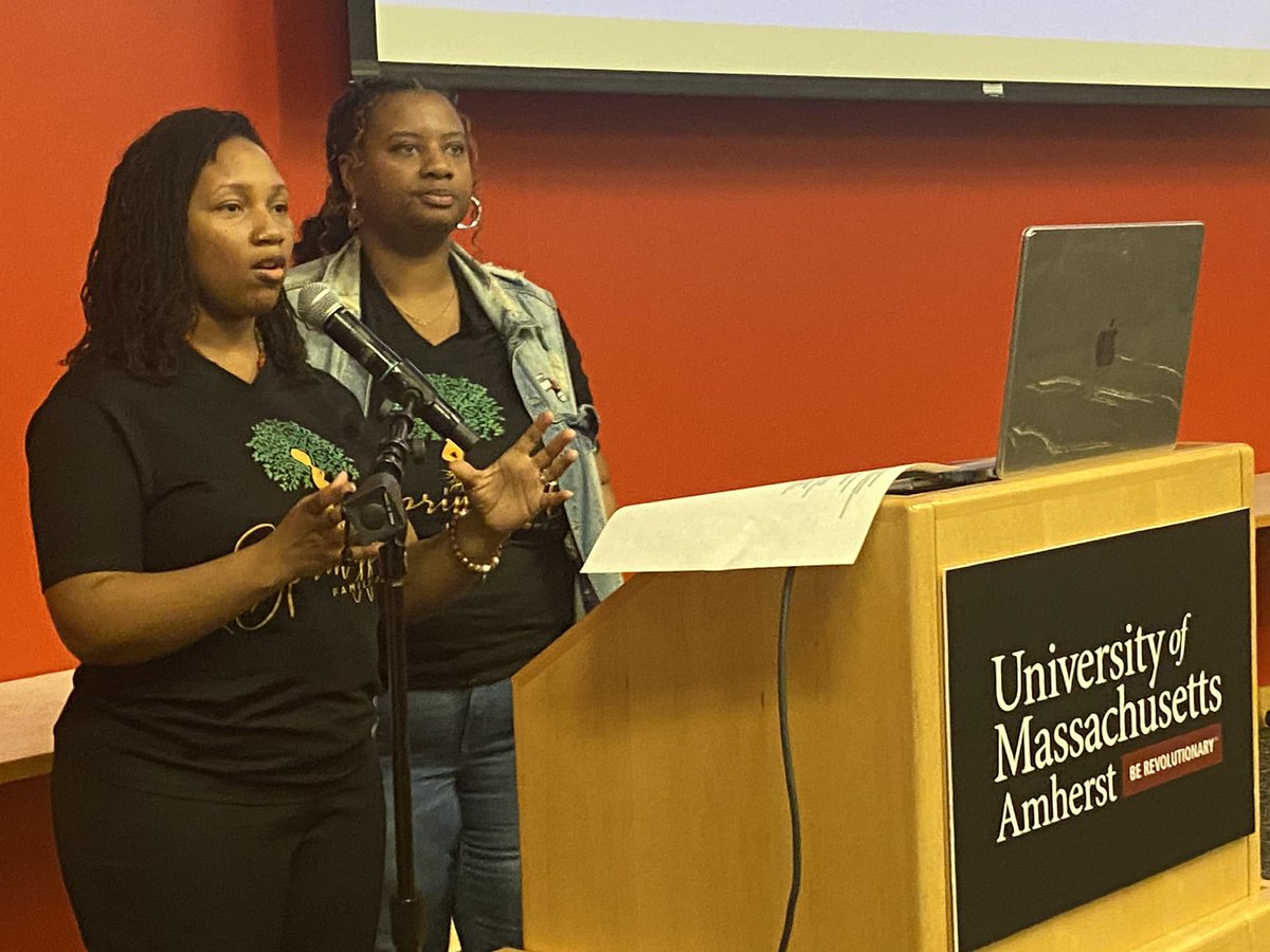 Black Maternal Health Week event on April 11th at UMass Amherst. Thank you to all who came out to support us. Please read more in the article posted in the Massachusetts Daily Collegian by Catherine Li and Alexandra Rowe. dailycollegian.com/2024/04/black-…