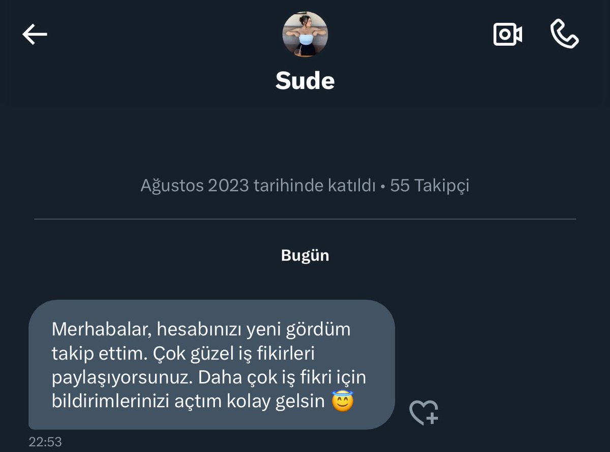 1 yeni ileti.. 😇