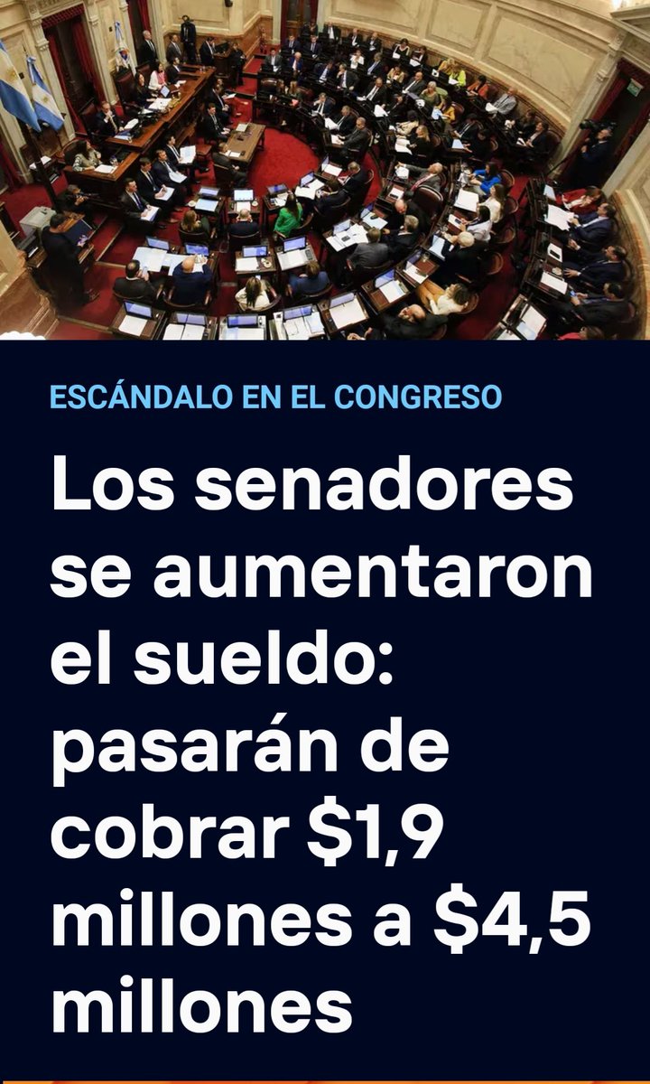 Y los jubilados cobran una miseria
Estos tipos no entendieron nada 😡