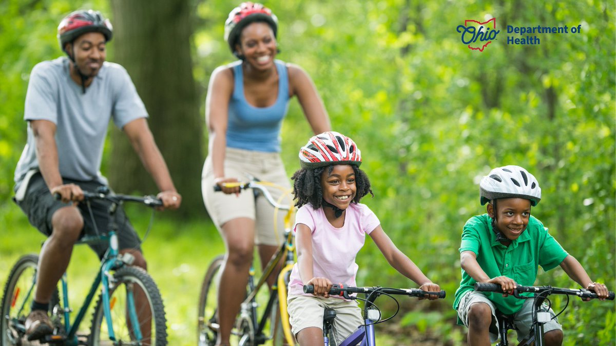 #OhioFact We have the most U.S. Bicycle Route miles in America! 😮 Riding a bike is a great way to get active and get some fresh air. Gear up (please don’t forget the helmet) and find a trail near you! 🚲 bit.ly/3vRgFyT. #nationalexerciseday