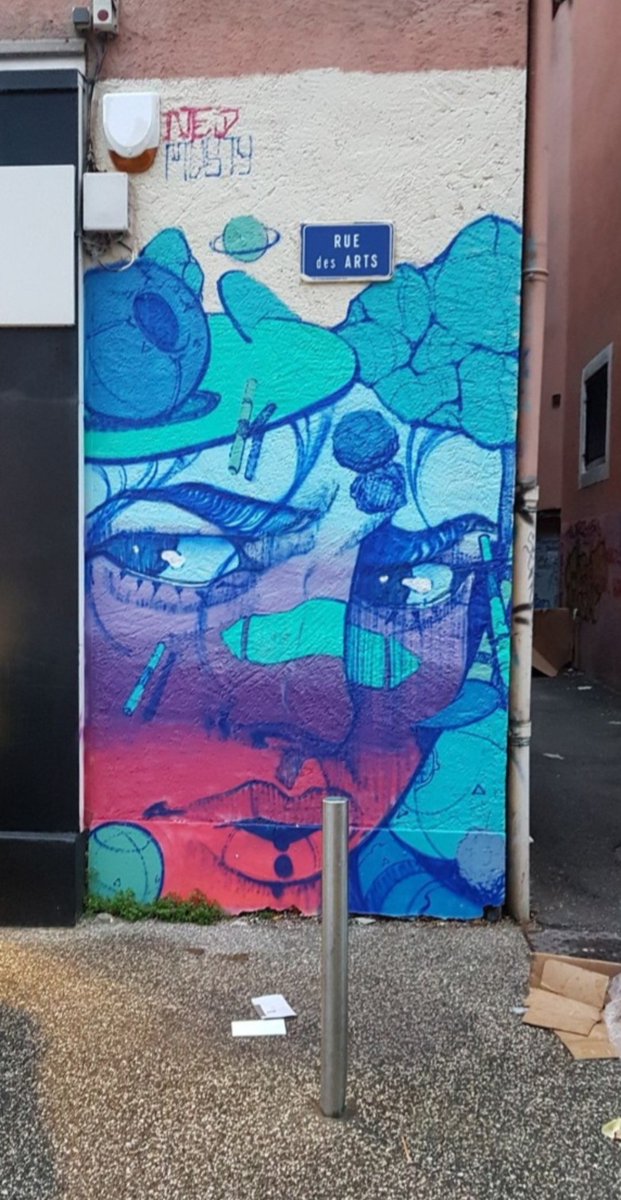 #streetart. #urbanart. #mural
By : Neo Musty