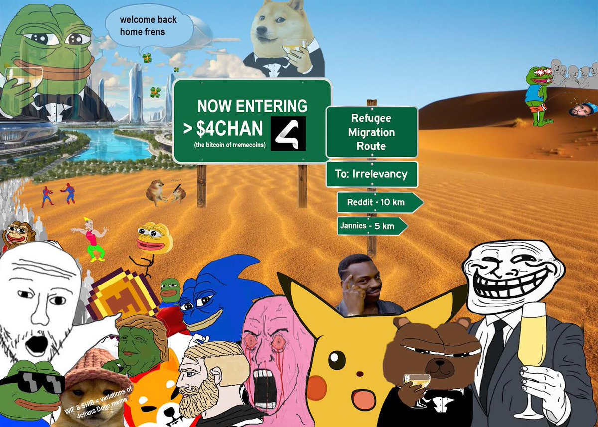 @ponkesol sponsored by #4chan 🍀

its memes birthplace 💚

x.com/4chantokenio/s…