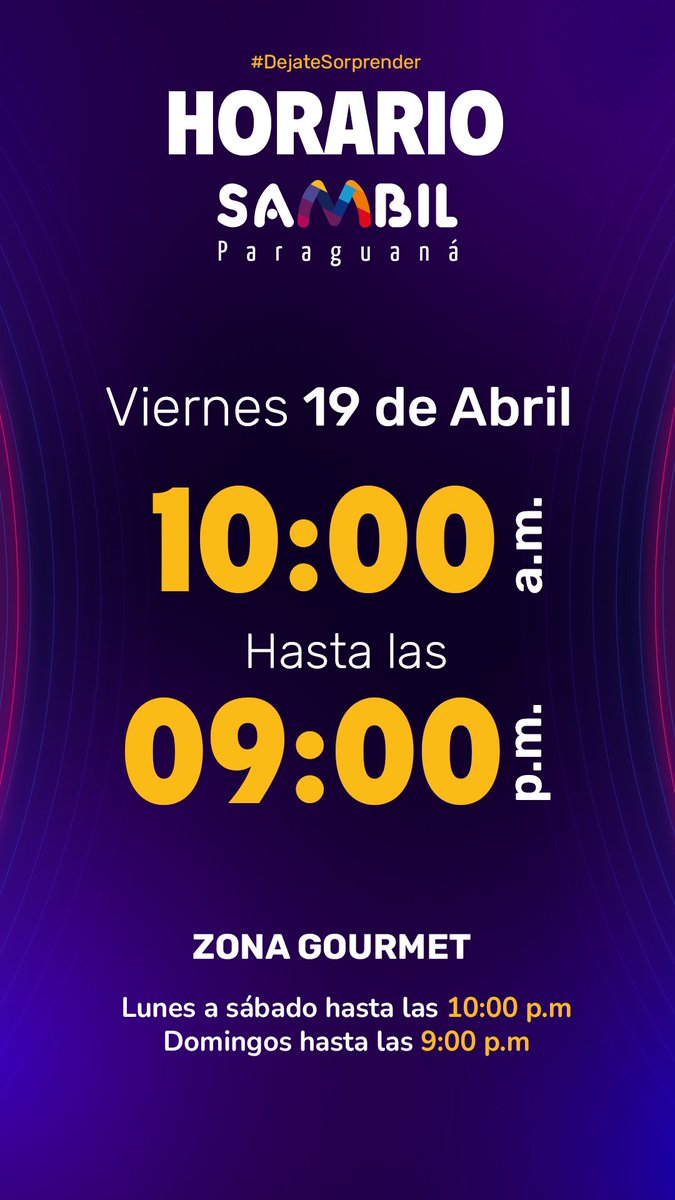 Mañana te esperamos 🫶🏻 

#19Abril 
#Sambil