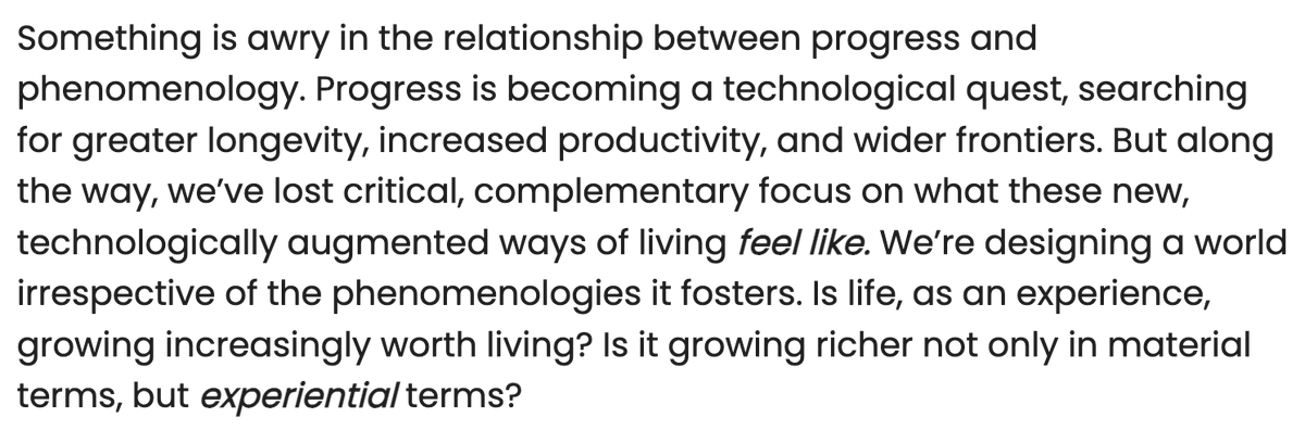 Why are so few ppl interested in 'progress' & technology asking these questions?