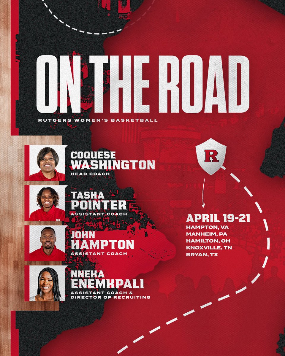 Catch the Scarlet Knights on the road this weekend 🛣️👀

#GoRU | #RUWBB