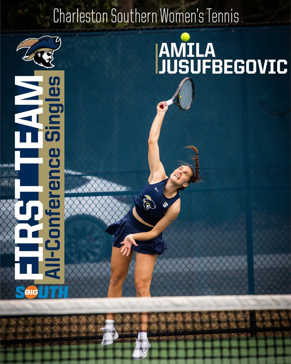 𝐀𝐃𝐃 𝐀𝐍𝐎𝐓𝐇𝐄𝐑 🔵Big South First-Team All-Conference Singles