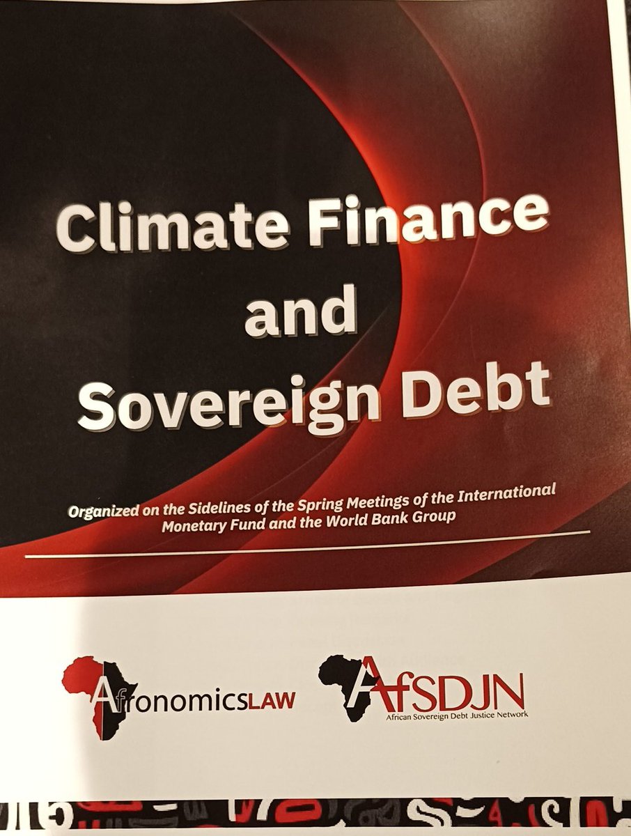 @DevReimagined @OxfamAmerica @BU_CME Part three, @afronomicslaw hosting a super cool conversation on sovereign debt and climate finance with @JTGathii @SeatiniU @OhioOmiunu @bisi_akins @chionesoSam #AfricaRuleMaker