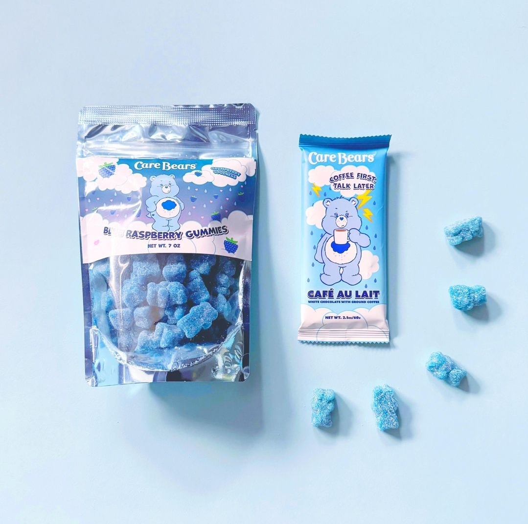 Thoughts of a Rainy Day getting you down? Turn that frown upside down with our Grumpy Bear Exclusives! 💙🍫 brnw.ch/21wIXuu #CheerBear #Grumpybear #linkinbio