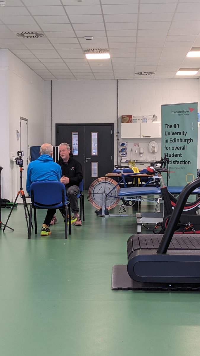 Watch this space. Simon Willis, Ex BBC Correspondent and YouTube content creator, visited our <a href="/ENUSportScience/">ENU Sport Science</a> labs today to film for his latest release. 

<a href="/tintorunner/">Tony Westbury</a> 

#sport #exercise #health #science 
#lactatethreshold #zone2