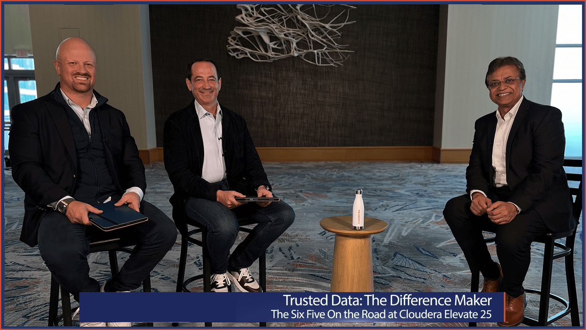 On this episode of @TheSixFiveMedia On the Road, @DanielNewmanUV and @PatrickMoorhead welcome Dipto Chakravarty, CPO at @Cloudera at Cloudera Elevate 25 for a conversation on Cloudera’s growth and product-led innovations. buff.ly/3Q01Hgz #Cloudera #ClouderaElevate25