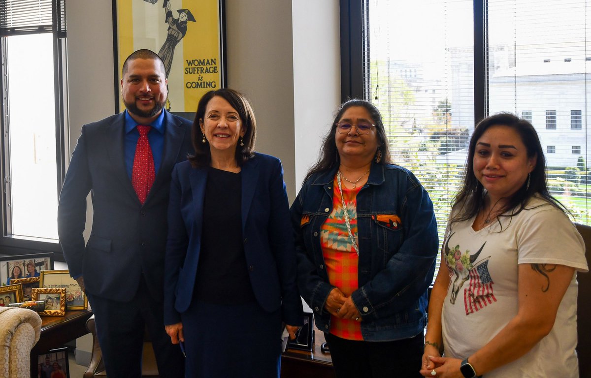 I enjoyed visiting with Chair Dustin Klatush and other members of the Confederated Tribes of the Chehalis Reservation in DC last week.