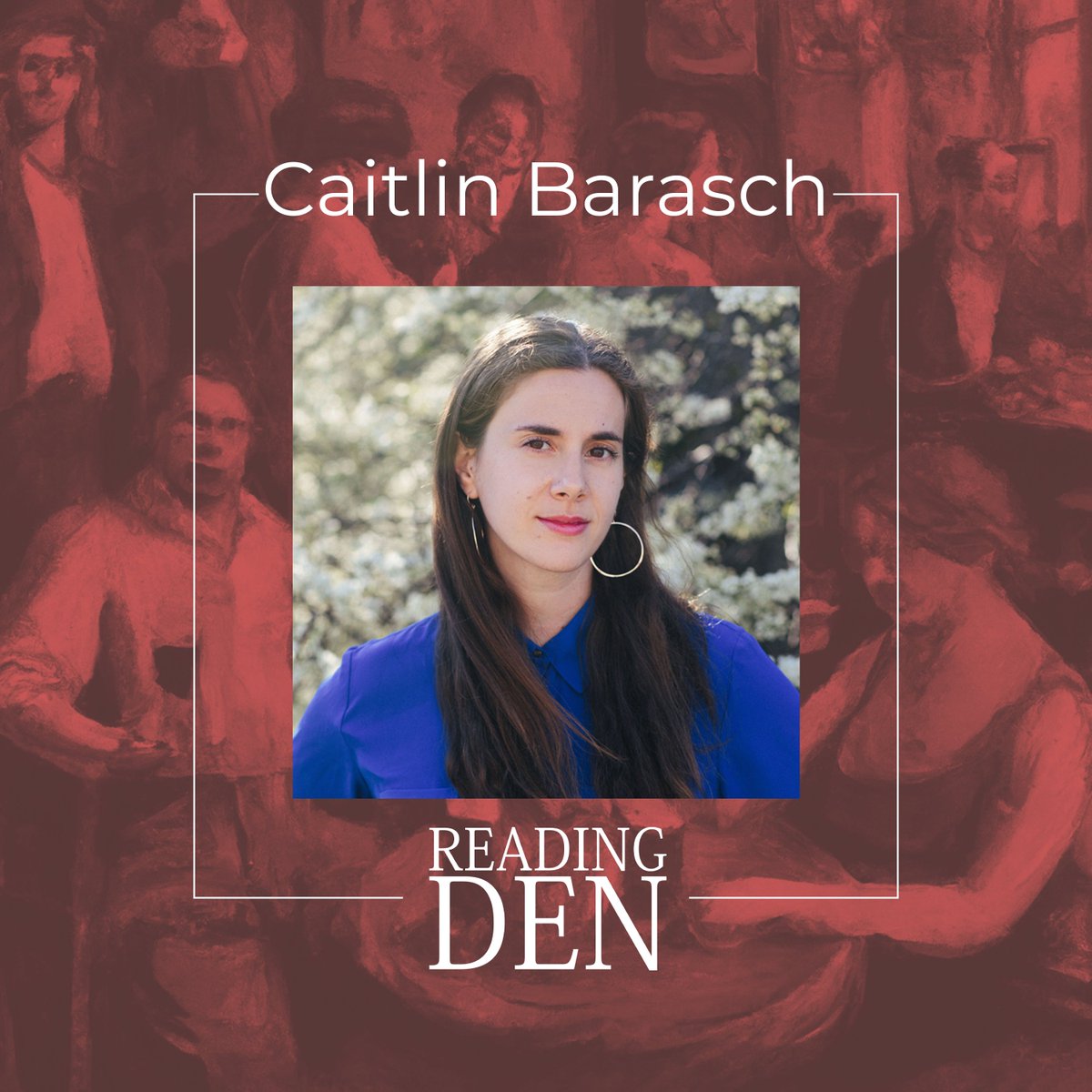Next Wednesday - 4/24 at 7pm - Fort Greene Bar! @CaitlinBarasch joins Reading Den to read from her debut novel A NOVEL OBSESSION! readingden.co/2024/04/18/qa-…