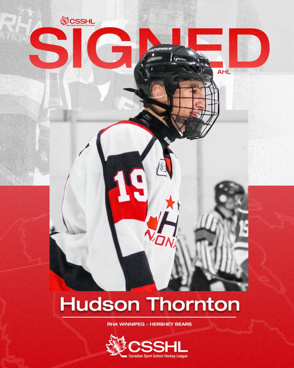 Former @rha_winnipeg student-athletes Eric Alarie and Hudson Thornton have signed professional ECHL and AHL contracts READ--> bit.ly/4b4w51L