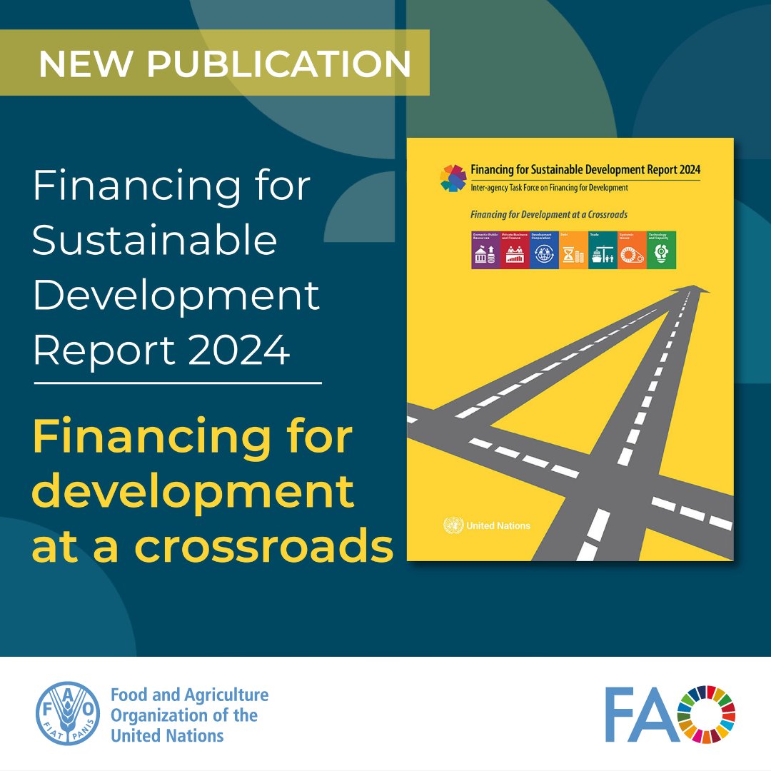 The world must close a financing gap of over $4 trillion annually to reach the #SDGs.

This new @UN report highlights the importance of boosting investments to tackle food crises and transform agrifood systems 👉 bit.ly/FSDR2024

#FinancingOurFuture #Fin4Dev @FAOSocioEcon