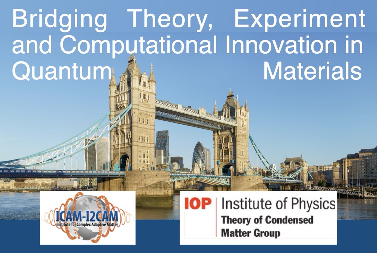HTCPhysics's tweet image. Calling for junior participant (PhD + 5y) to submit contributed talks on topics in quantum materials for the Condensed Matter Physics in the City 2024 meeting - deadline: May 1 2024. Find out more here: bit.ly/cmpcity24
@HTCPhysics