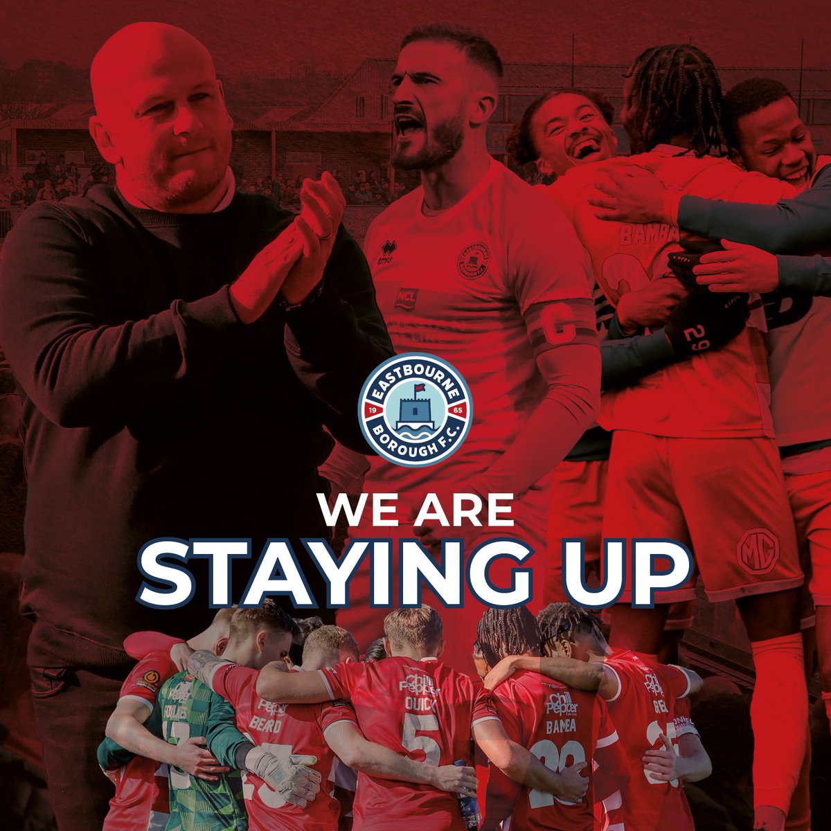 It’s official. WE ARE STAYING UP.

What a transformation. What a team. What an effort ♥️💪