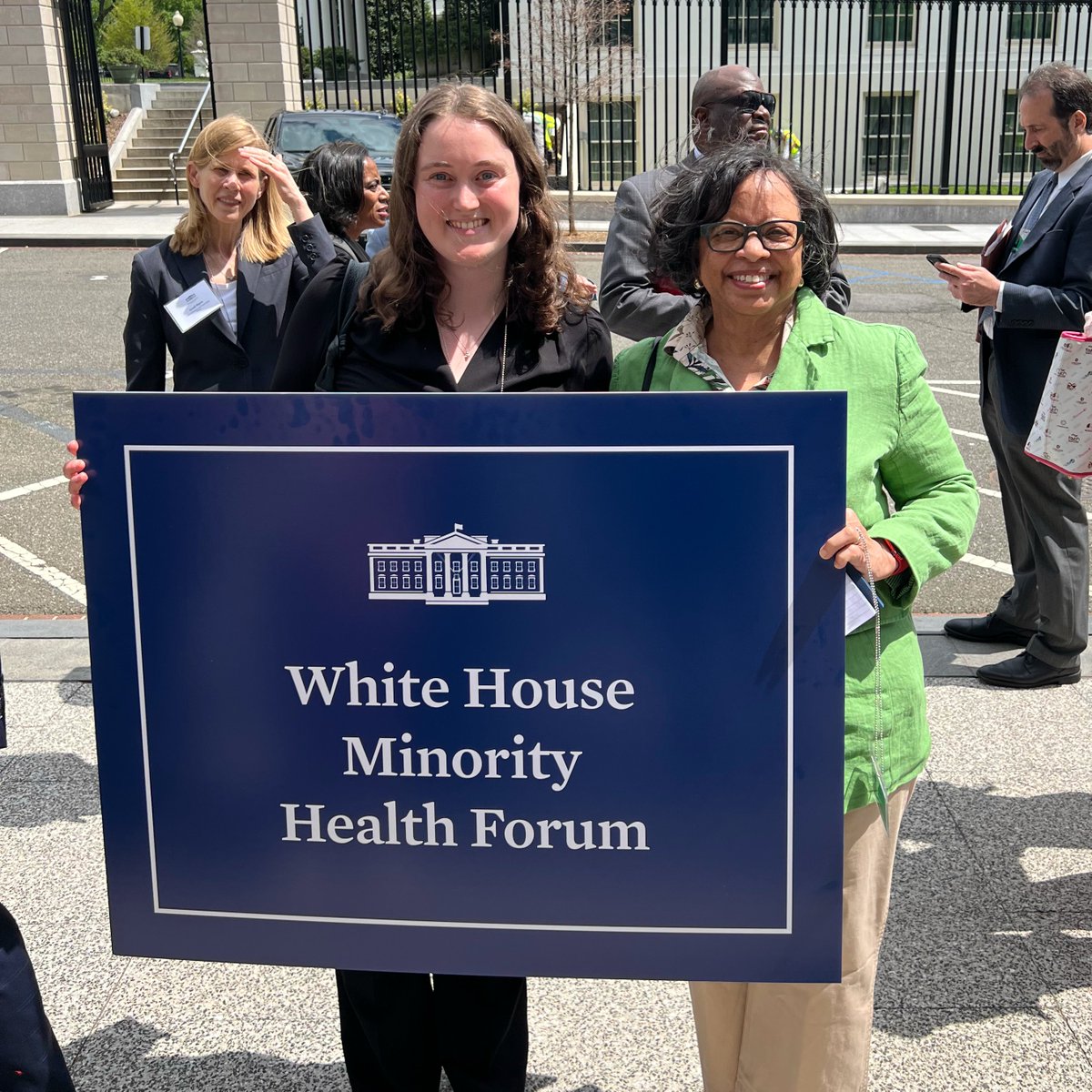 .@MomsHealthEQ was honored to attend the @WhiteHouse's Minority Health Forum today to learn about @POTUS' work to advance #HealthEquity across the nation!
