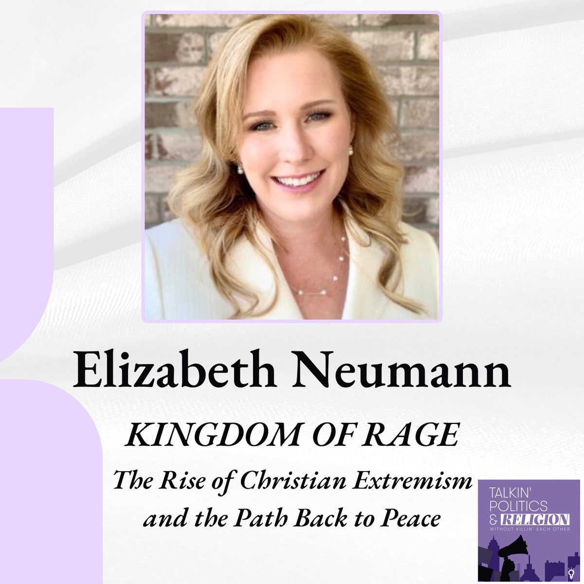 From 9/11 to 1/6; from growing up Christian to reckoning w today's church; @NeuSummits, frmr Asst Sec Counterterrorism + Threat Prevention at DHS, understands what's at stake in our country. So it was an honor to have her back on @TPandRPod. bit.ly/podlink_neuman…