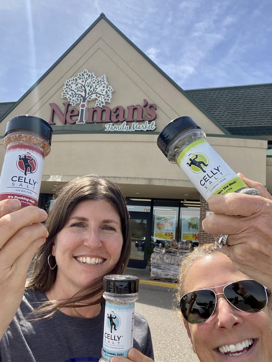 Celly Salt just landed on the shelves of Neiman's Family Market, Clarkston, MI.  We couldn't be happier.  If you live nearby, check it out. The Celly Salt blends will be on the meat counter.🛒

#womanowned #smallbusiness #michiganmade