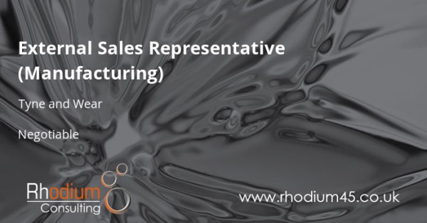 Take a look at one of our latest roles! External Sales Representative - #TyneandWear.