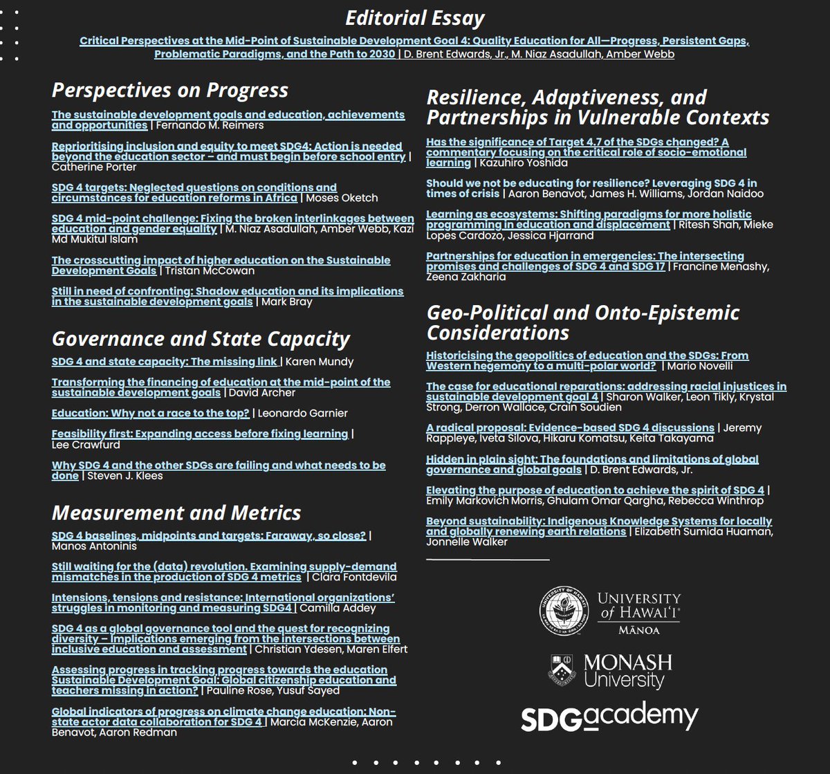 Appreciate this coverage from @MonashMalaysia for our Special Issue, out last week. See image for full list of papers. All papers available here: drive.google.com/drive/folders/…