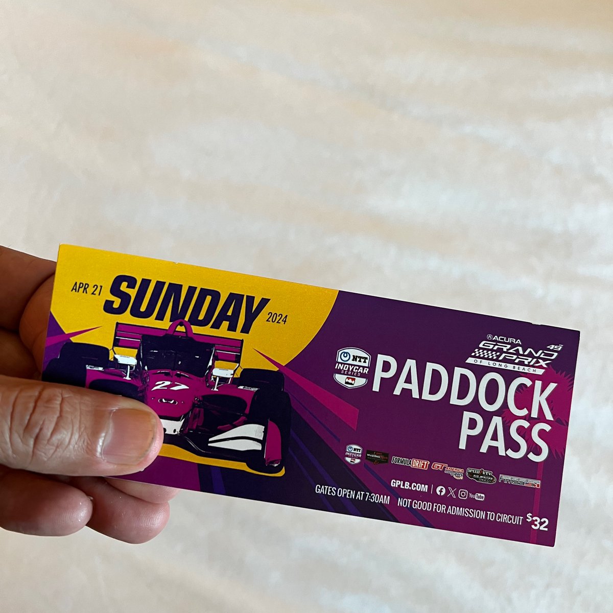 Are you at the Acura Grand Prix of Long Beach? This is your chance to win one of 20 FREE Paddock Pass tickets for this Saturday or Sunday's race fixtures. Simply RT and Follow to enter. Winners announced just after 4pm Friday 19th April - collect from the track