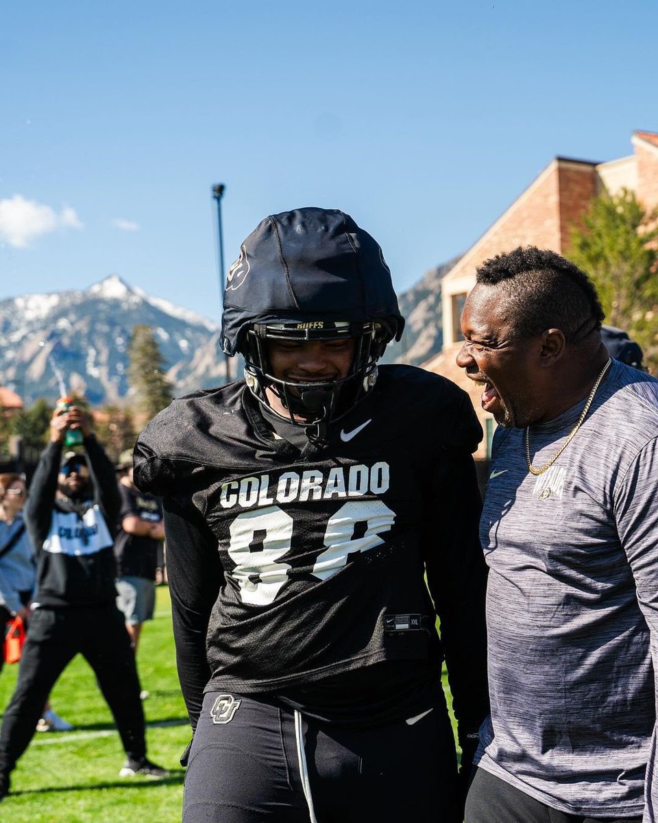 A few takeaways from Sapp’s addition to the @CUBuffsFootball staff He absolutely LOVES coaching up the young men. He brings good vibes and high energy to the DL They players seem to really like him The players appeared to be extremely receptive to his style of Coaching