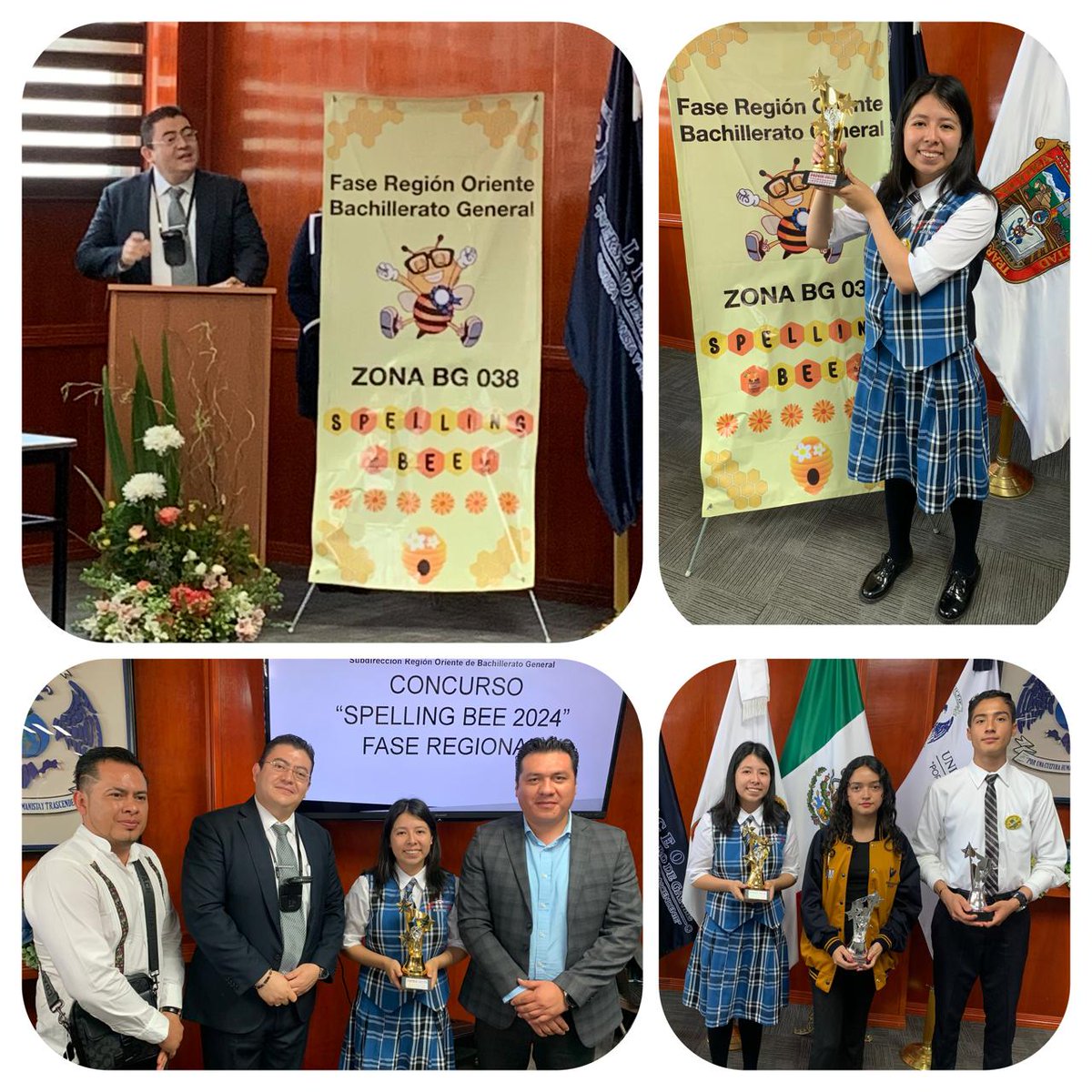 🥇Nuestra estudiante Mía Beatriz Rosagel Vivian, de la #EPO86, perteneciente a la Zona Escolar 044 de BG Oriente, fue la ganadora del Concurso “Spelling Bee 2024” fase regional, por lo que nos representará dignamente en la fase estatal. ¡Felicidades! 🐝🏆
#ComunidadEscolar