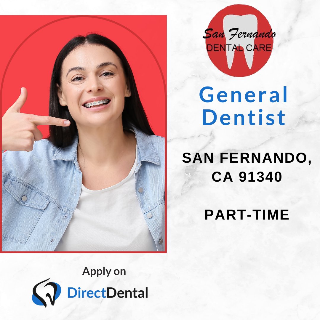 Work in a great team environment while contributing to the better health of our community. 
Apply- directdental.com/jobs/741351&ut…
#directdental #dentist #dds #dentistry #dental #pediatricdentist #orthodontist #periodontist #gumspecialist #endodontist #rootcanalspecialist