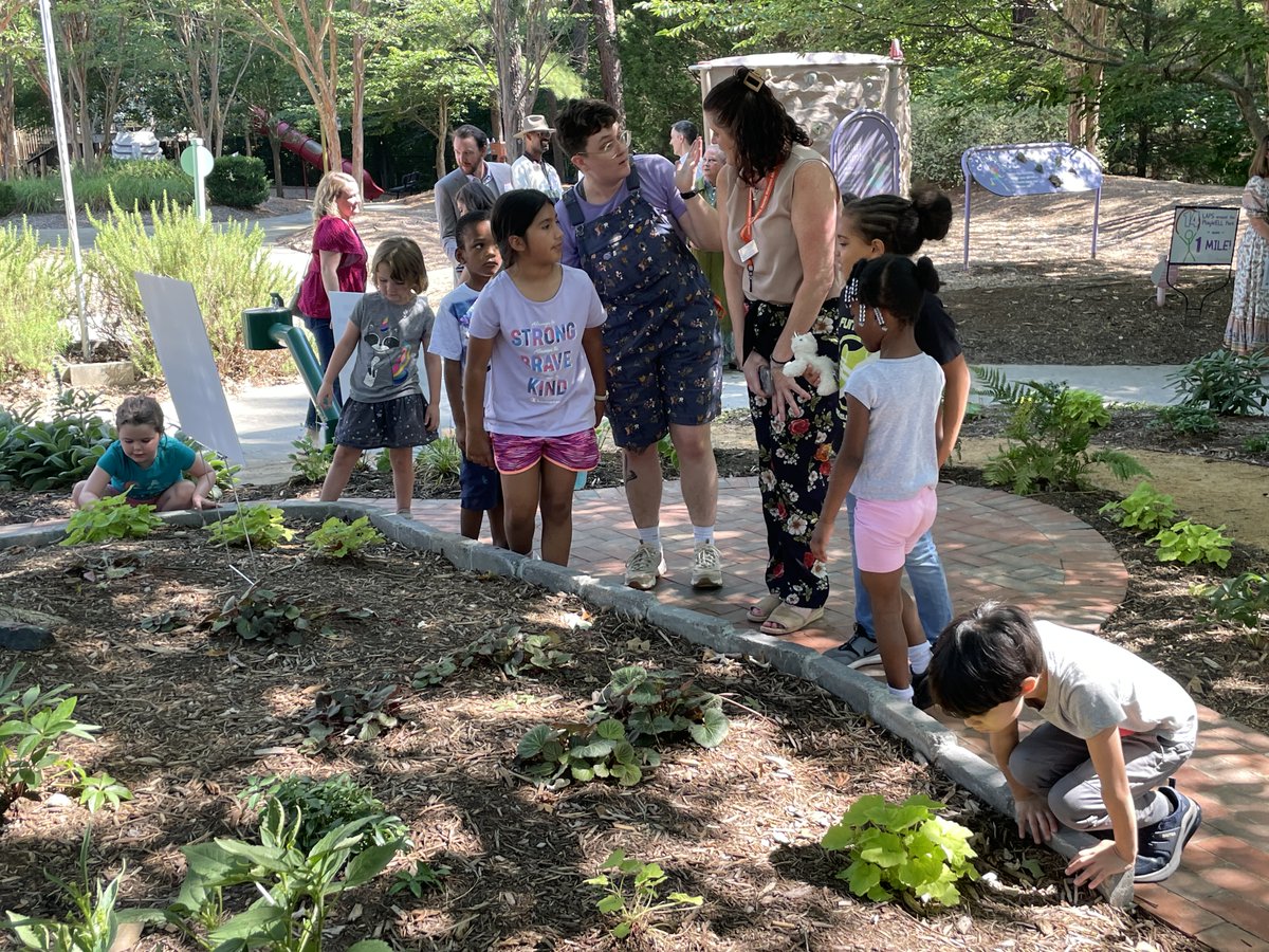 Take some time to visit gardens near you. For example, head over to the Poe Center and visit the sensory garden in our PlayWELL Park. Use all 5 senses in our MindWELL Labyrinth, grab a book from our Little Free Library, and more. ow.ly/V9M350RhllB #PoeFit #PoeFitActive