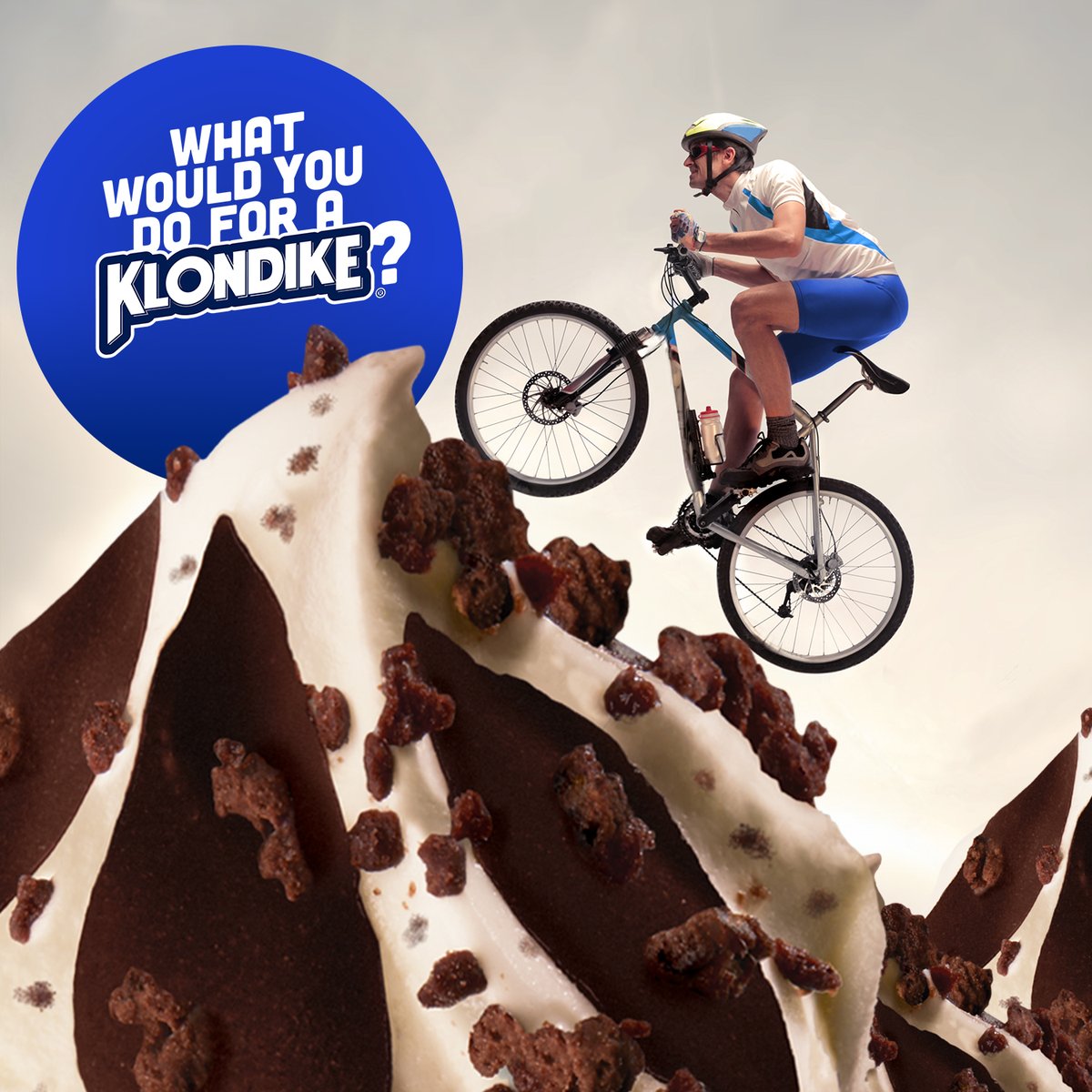 What physical feat would YOU attempt for a delicious bite of a Klondike? Extreme mountain biking? 🚴 Deep sea diving? 🤿 A cross-country marathon? 🏃 Let us know below and who knows what might happen... 👀
