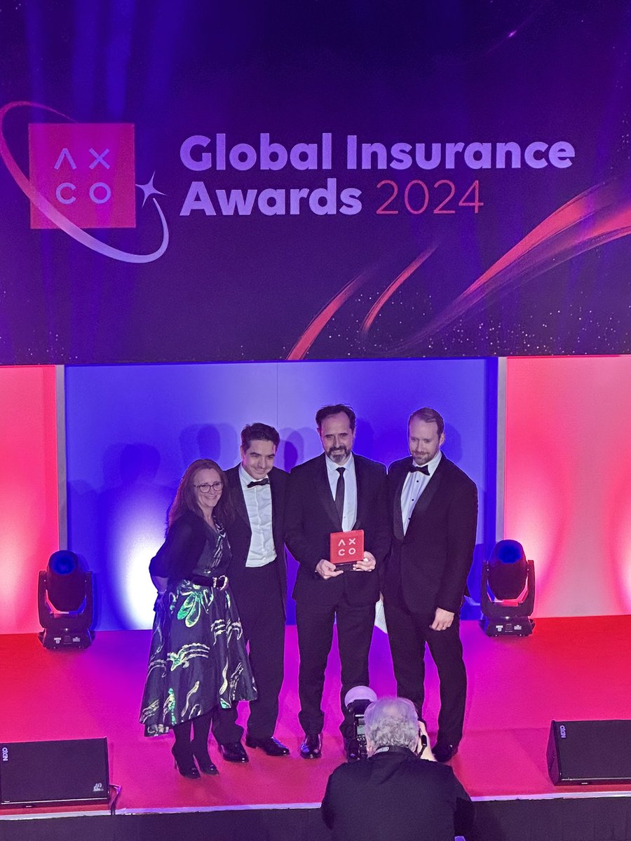 Axcoinfo's tweet image. Delighted to congratulate @AXA_XL on their remarkable achievement of winning the 'Best Training Initiative in Global Risk' award! Your commitment to fostering talent and driving growth through quality training is truly inspiring #AxcoAxards