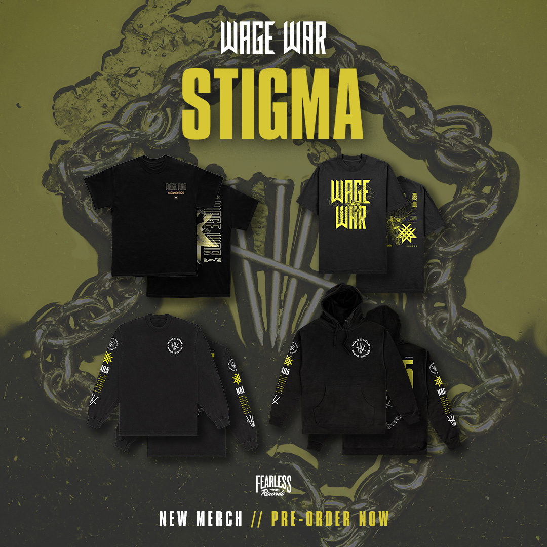 New STIGMA vinyl and merch are available for pre-order from @WageWar 🔨 found.ee/STIGMA
