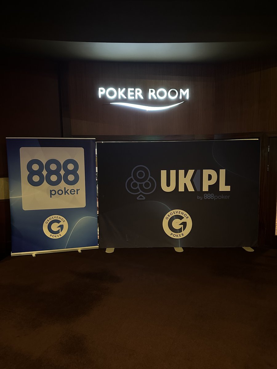 Arrived in Manchester this afternoon for the @888poker UKPL. First up the £1,100 High Roller! Wish me luck!