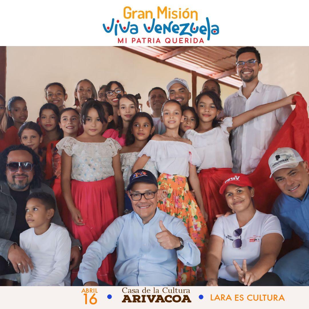 Una idea Un sueño Un plan Un equipo Una Gran Misión Una Patria, ésta Patria... ¡Qué #VivaVenezuela mi Patria Querida! #LaraEsCultura #Arivacoa #Bricomiles @VillegasPoljak @AdolfoP_Oficial @cantourgente @NicolasMaduro ⭐🇻🇪🌹