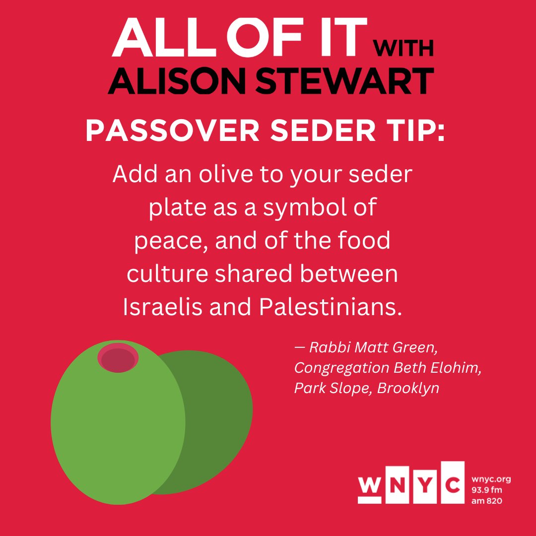 Today, hear about the lessons of justice and freedom in the Passover story. Rabbi Matt Green, from Congregation Beth Elohim in Brooklyn, explained the opportunities for dialog at the seder table about the ongoing Israel/Gaza conflict LISTEN: wnyc.org/story/why-is-t…