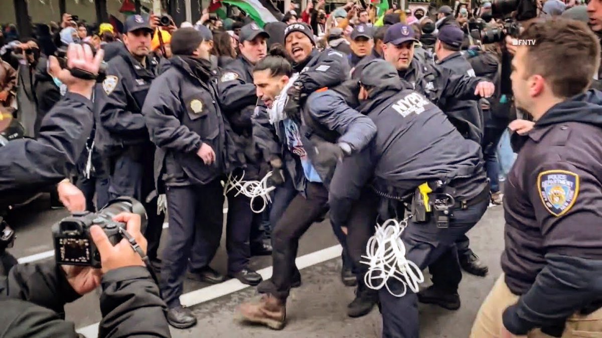 DAMN. Can you believe North Korea is viciously cracking down on student protesters? Oh wait, that's NYC.