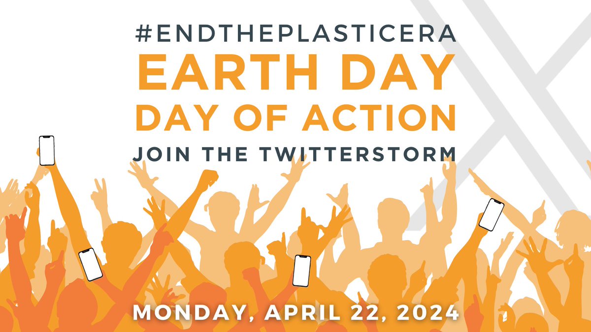 Join the Twitterstorm on #EarthDay to #EndThePlasticEra! On Apr 22 help flood X with messages demanding Canada show leadership to end #PlasticPollution at the upcoming plastic treaty negotiations in #Ottawa. More details to come: follow us to stay in the know!