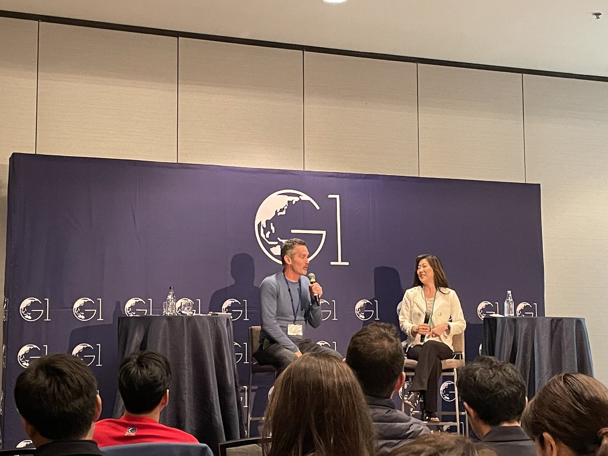 Learning how to be a great #dialogue partner fm @DanDSpringer at @G1Global in Silicon Valley. Dan-san was excellent in bringing out many aspects of @Alwaysdream96 such as being a gold medalist, a Japanese American, and her personal aspiration like #kokorozashi at @GLOBIS_IMBA.