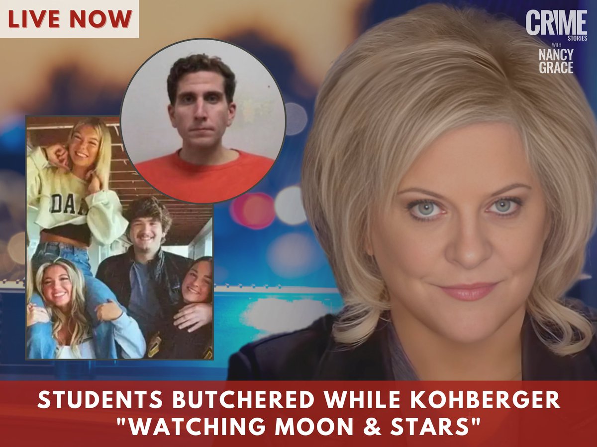Join us NOW on @MeritStMedia! New #CrimeStories: Students Butchered While #Kohberger “Watching Moon & Stars.” Watch Weeknights at 6 p.m. & 9 p.m. ET: meritplus.com/home