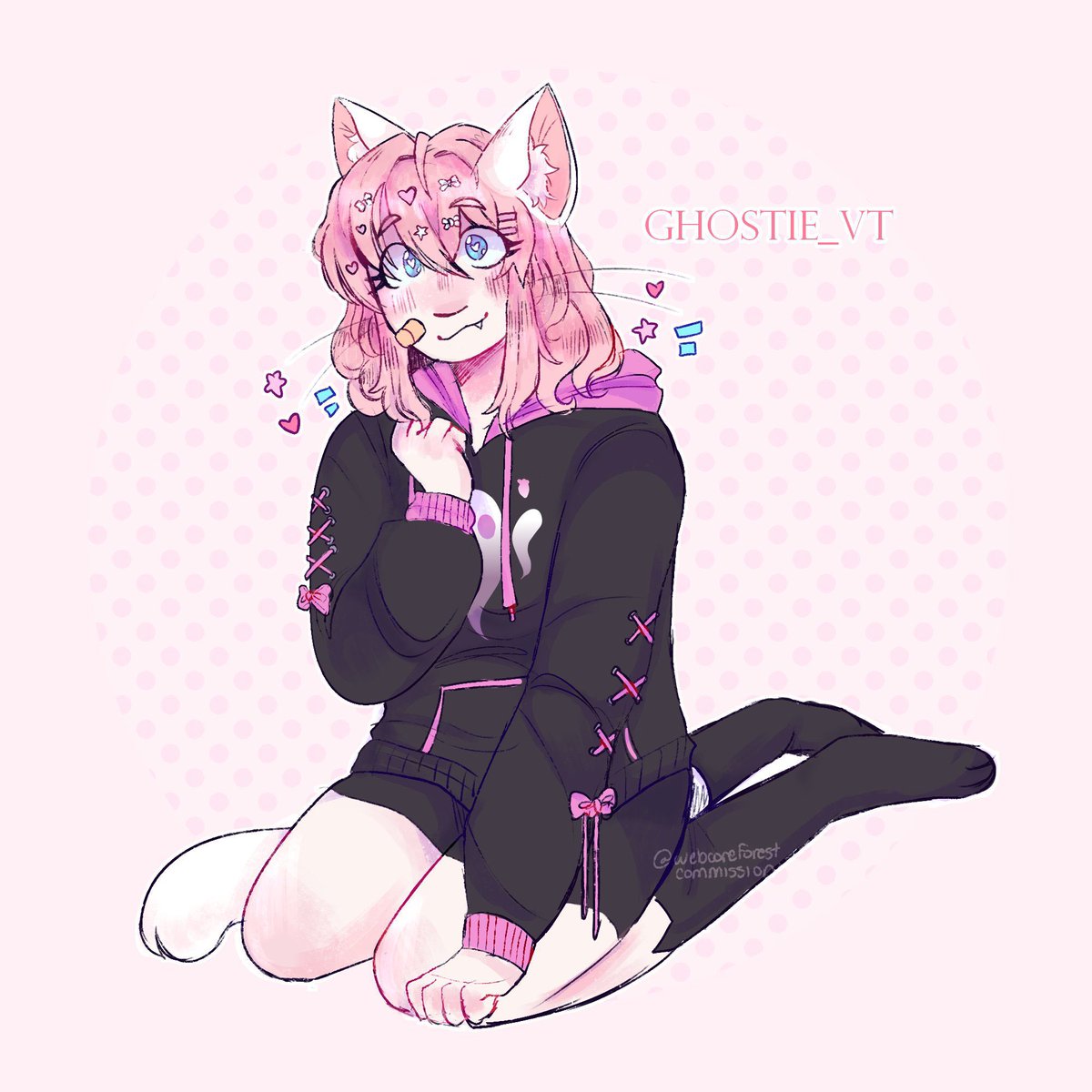 @octomimivt You’re so pretty ahhh hi I’m Ghostie! I’m a multi formed cat girl who desperately needs friends to play with Bahah I play comfy games as well as a few horror co ops