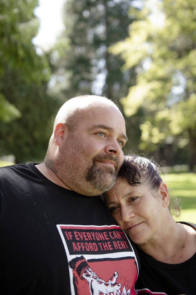 “We would love if the kids had their parks back. But where are we going to go?” said Brenda Daigneault, one of over 1600 unhoused in Grants Pass, Oregon. 

In June SCOTUS will decide whether or not to ban sleeping outside in a city with no shelters. 

Photos for USA Today.