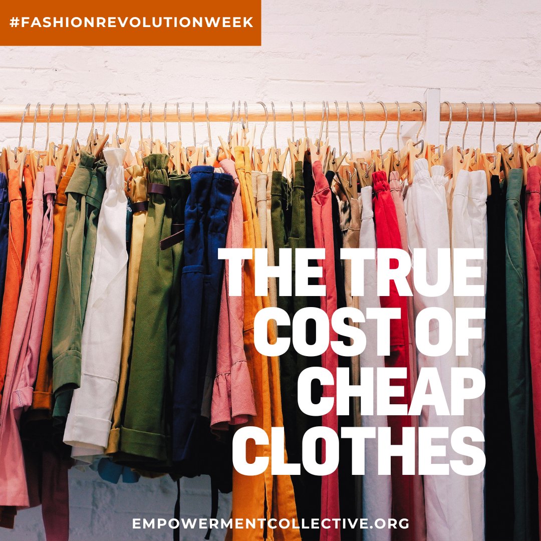 The True Cost of Cheap Clothes: Exploring the Human Toll of Fast Fashion @fash_rev

empowermentcollective.org/post/the-true-…

#FastFashion #FashionRevolution #FashionRevolutionWeek #ModernSlavery #HumanRights #SupplyChainTransparency #SocialJustice #FairWages #EndExploitation #FashionActivism