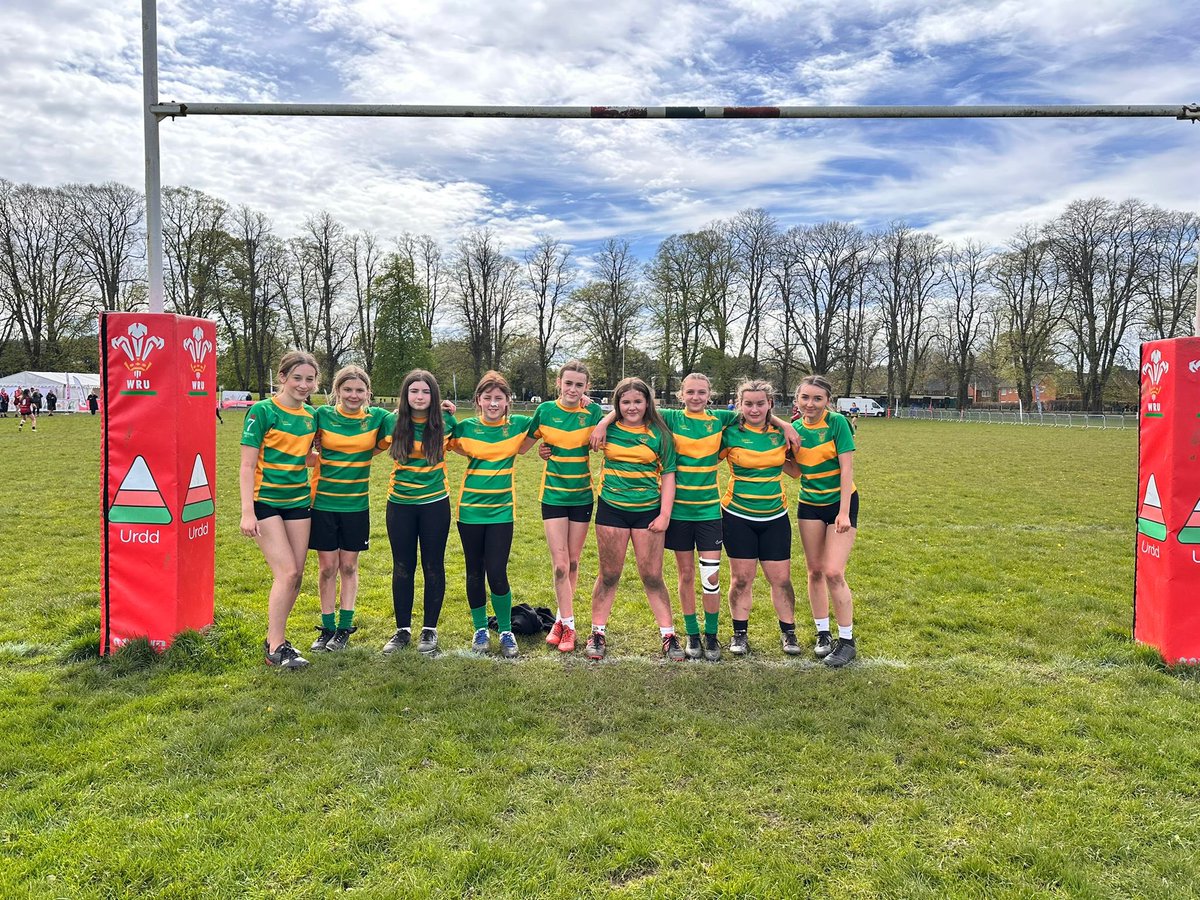 Year 8/9 Girls competed in the Urdd7s today! Brilliant effort all around, Da Iawn merched!!!