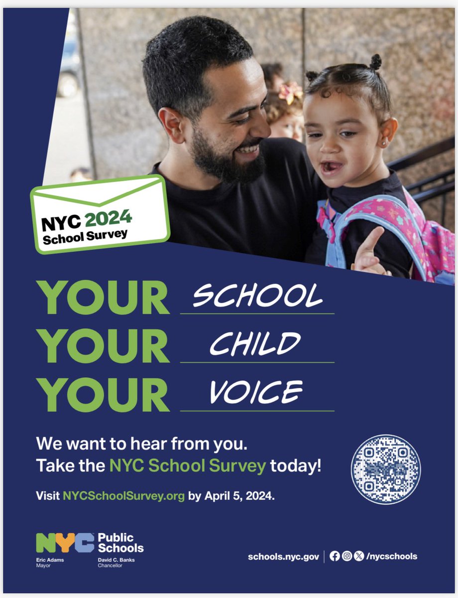 Last chance to take the NYC school survey! Let your voice be heard! #p4qstrong @DrDeniseDAnna @D75Office