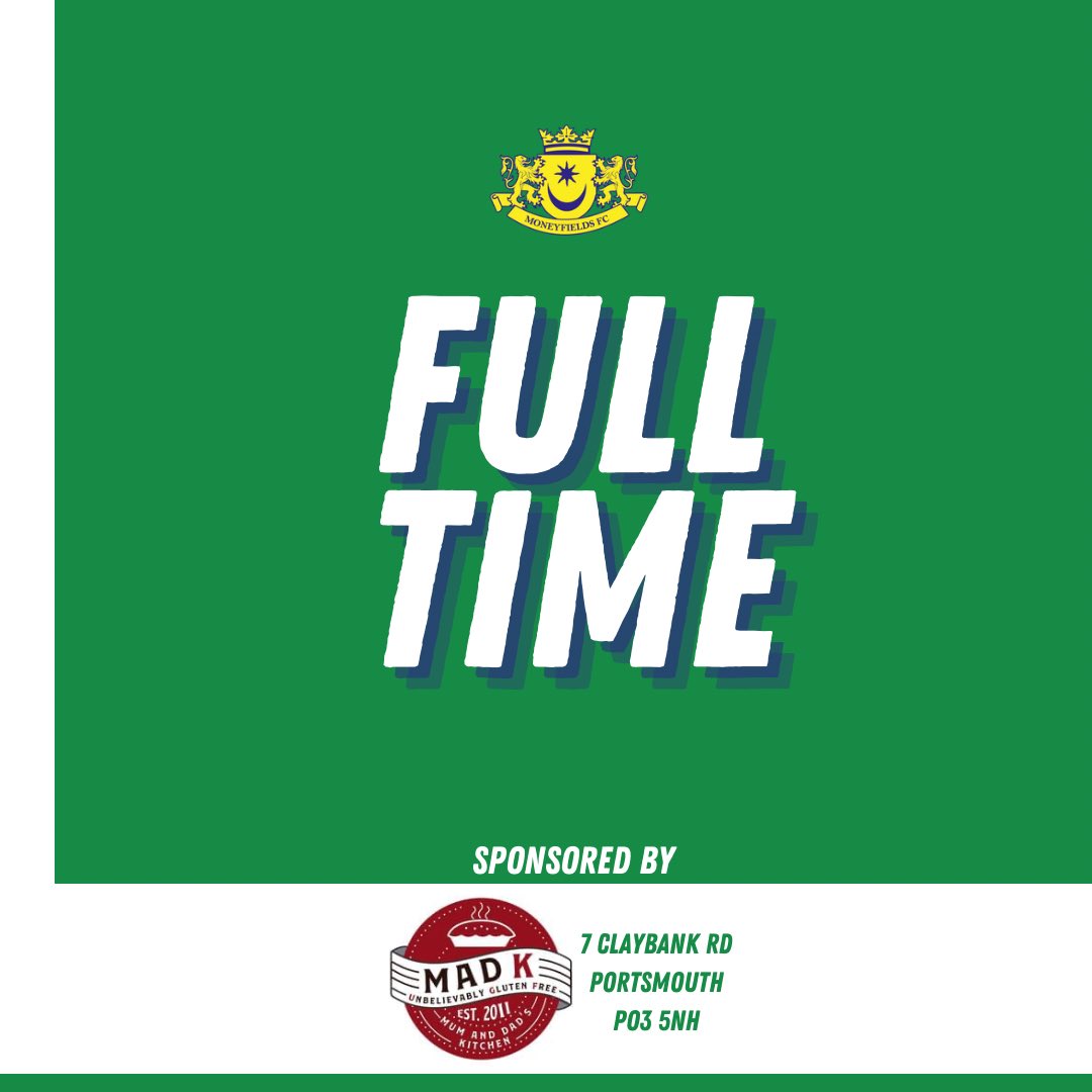 FT | Fareham Town 2-0 Moneys #UpTheMoneys